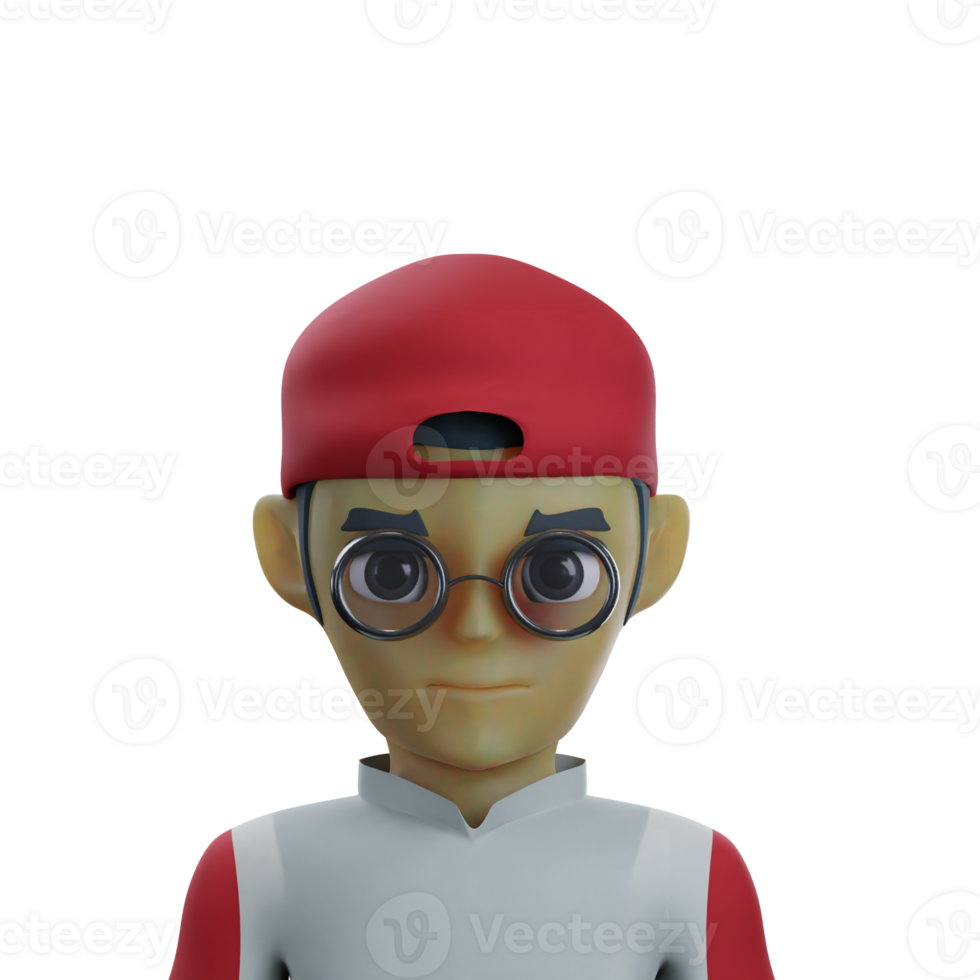 courier man 3D avatar png