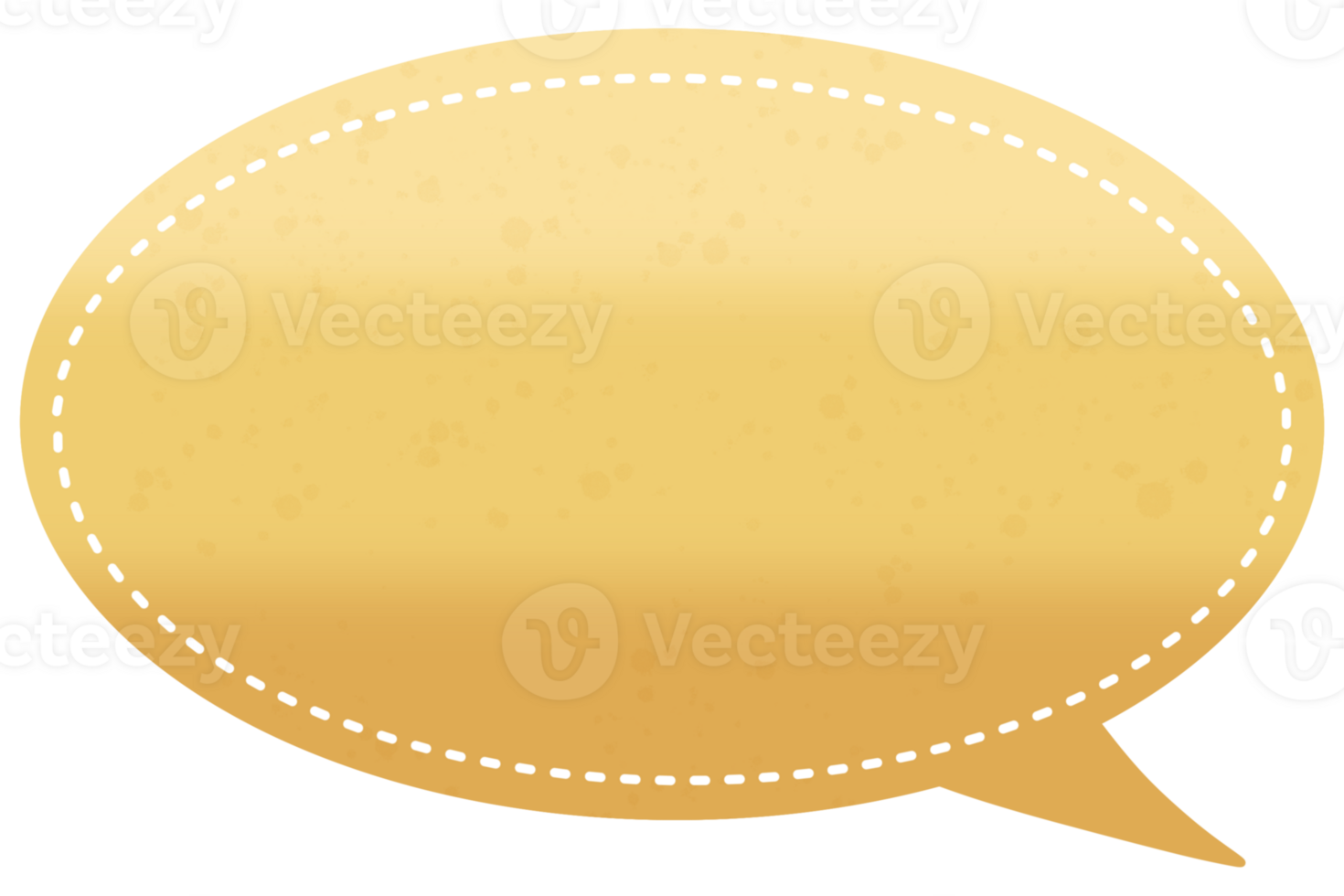 Yellow vibrant bubble box, illustration png