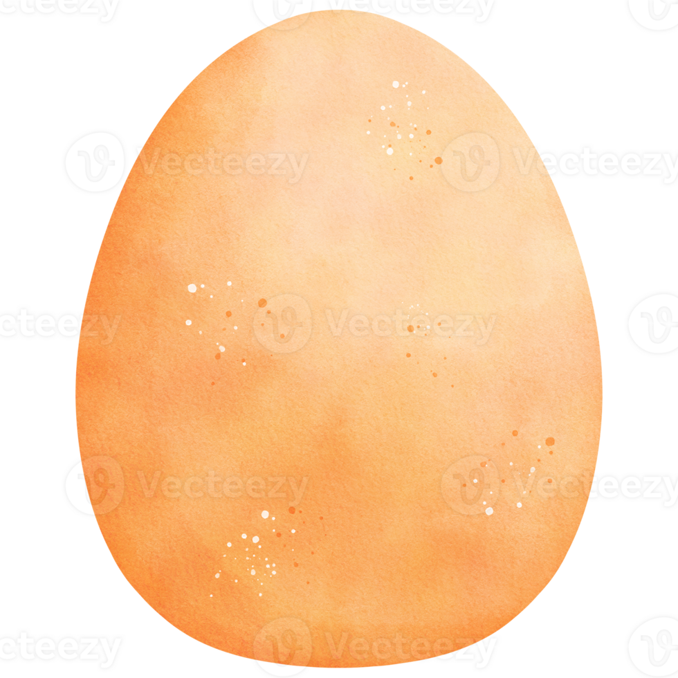Watercolor Easter Egg Illustration png