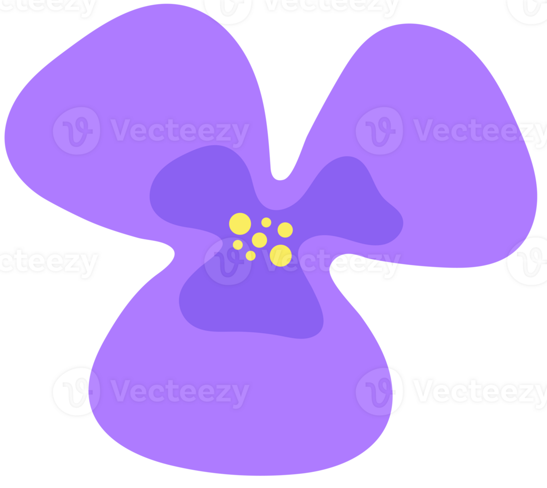 hello spring hand drawn abstract nordic flower symbol object png