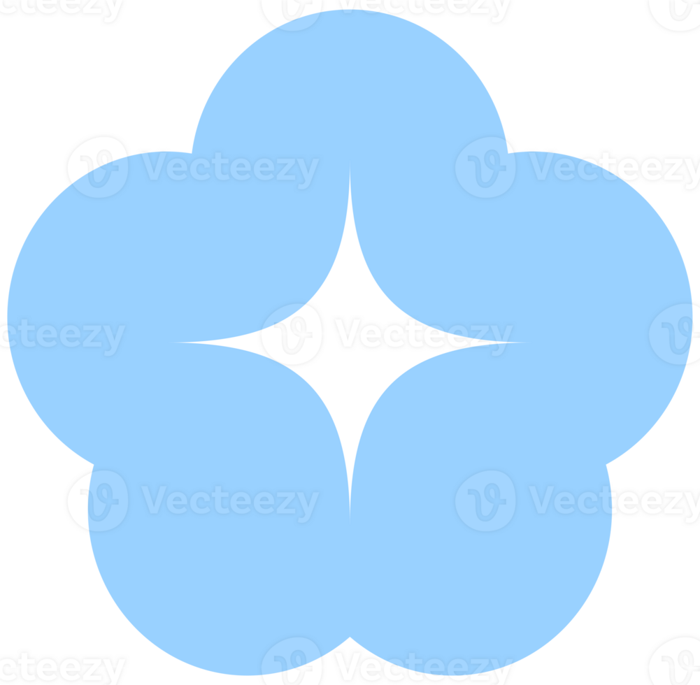 hello spring hand drawn abstract nordic flower symbol object png