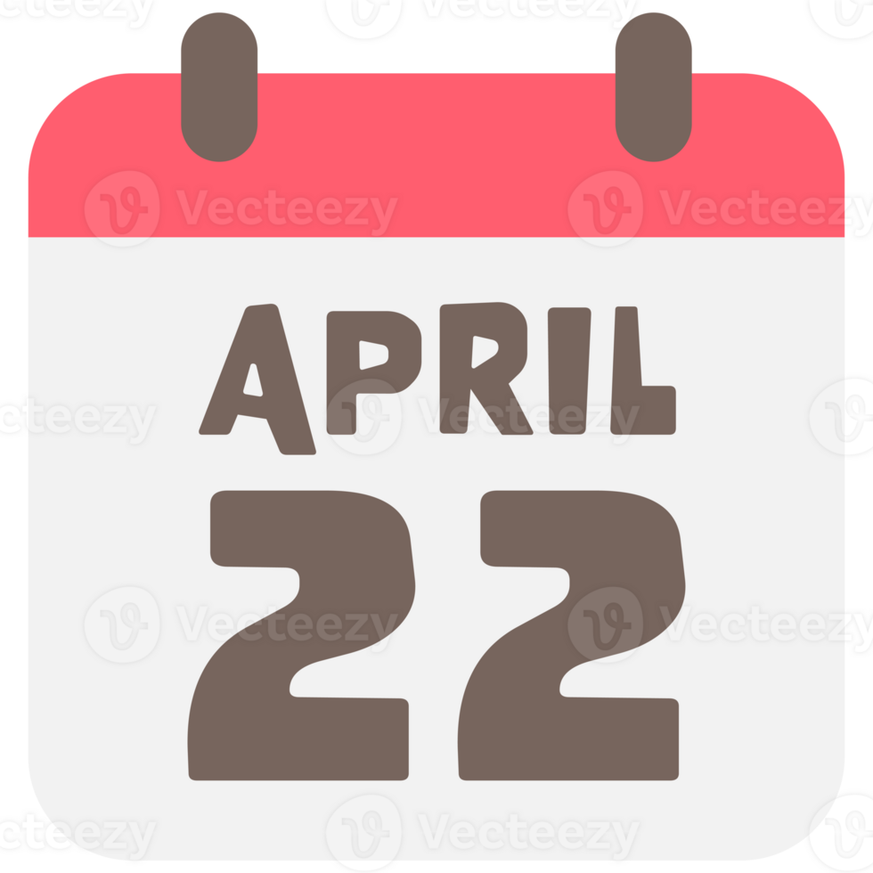 World Earth Day Hand Drawn Cute ecology lifestyle world earth day calendar png