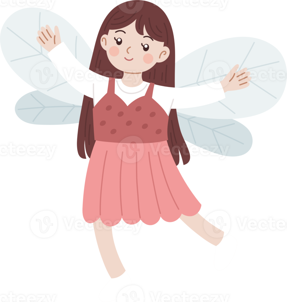 mignonne Fée dessin animé personnage illustration png