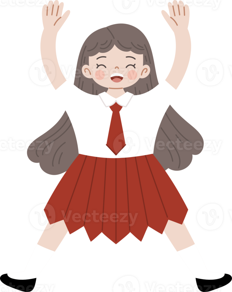 indonesian elementary student illustration png