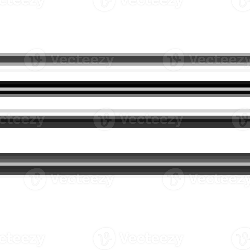 Black striped abstract overlay. Motion effect. PNG graphic illustration with transparent background.