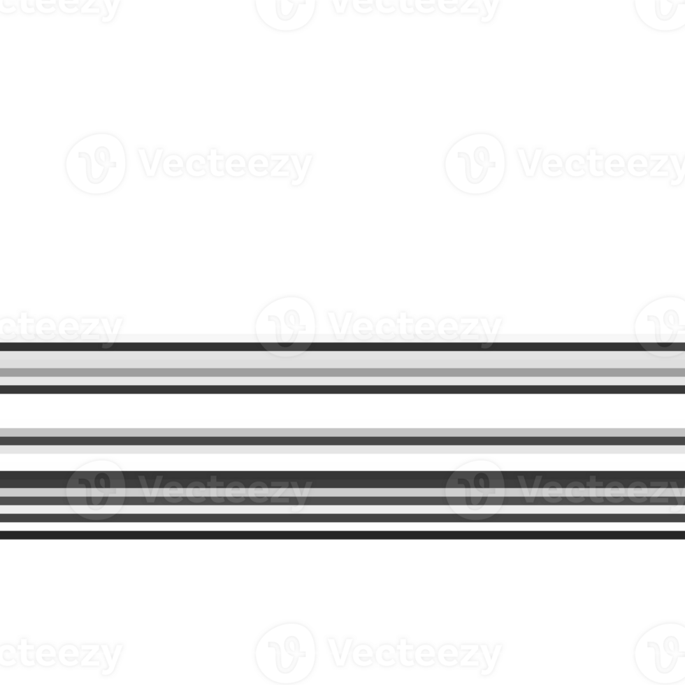 Black striped abstract overlay. Motion effect. PNG graphic illustration with transparent background.