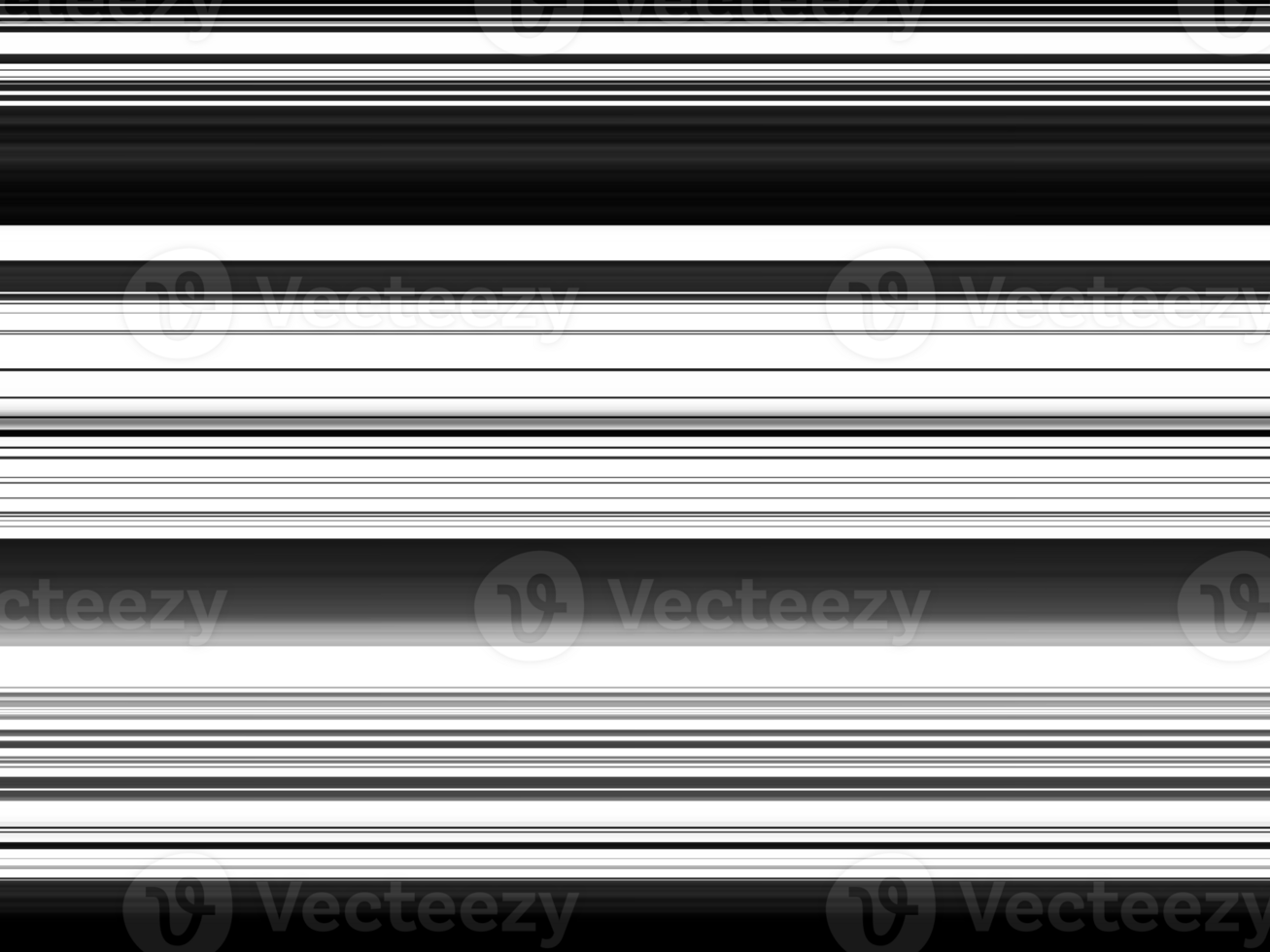 Black striped abstract overlay. Motion effect. PNG graphic illustration with transparent background.