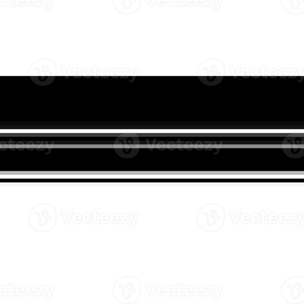 Black striped abstract overlay. Motion effect. PNG graphic illustration with transparent background.