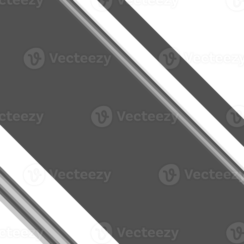 Black striped abstract overlay. Motion effect. PNG graphic illustration with transparent background.