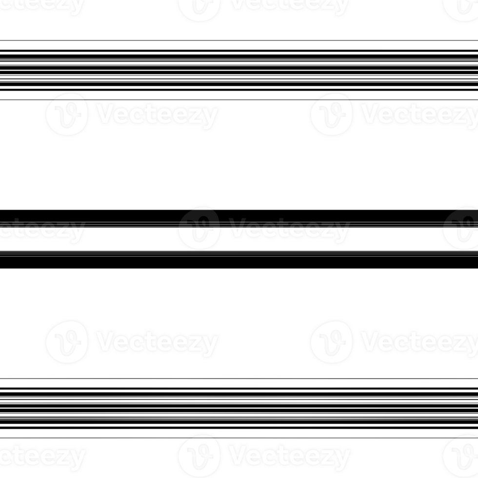 Black striped abstract overlay. Motion effect. PNG graphic illustration with transparent background.