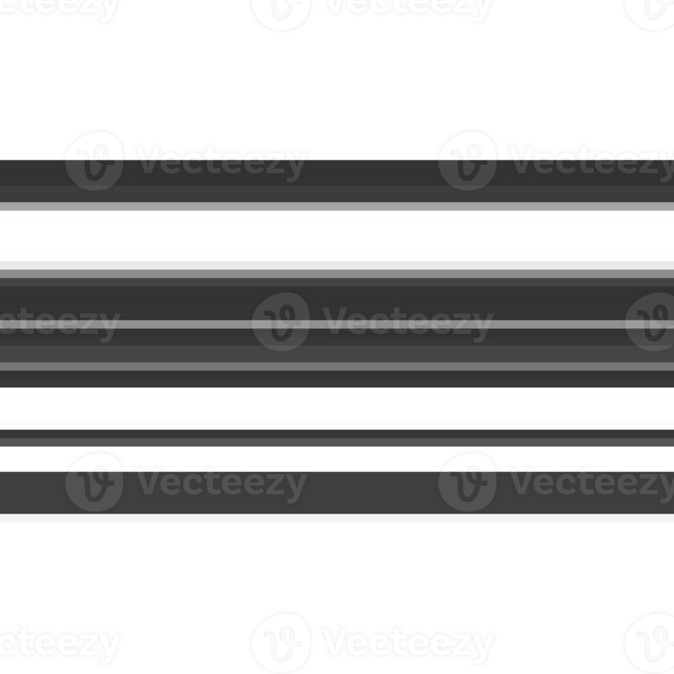 Black striped abstract overlay. Motion effect. PNG graphic illustration with transparent background.