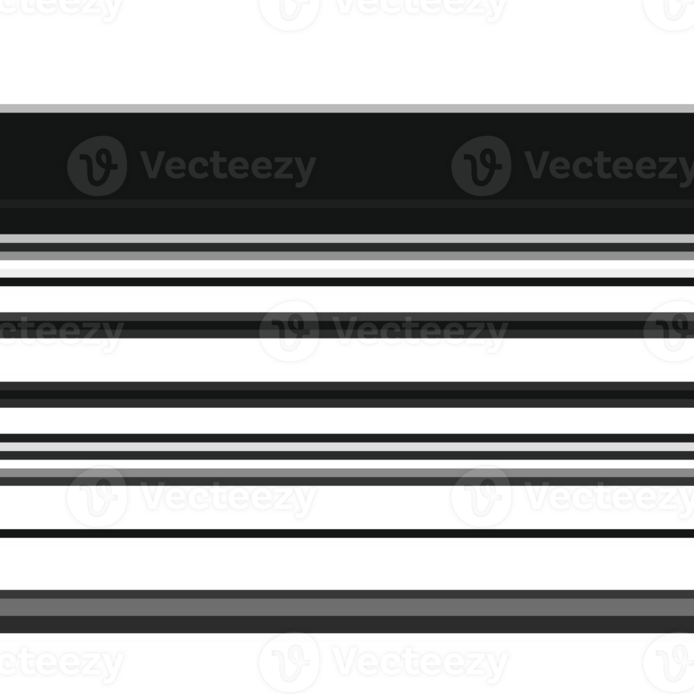 Black striped abstract overlay. Motion effect. PNG graphic illustration with transparent background.