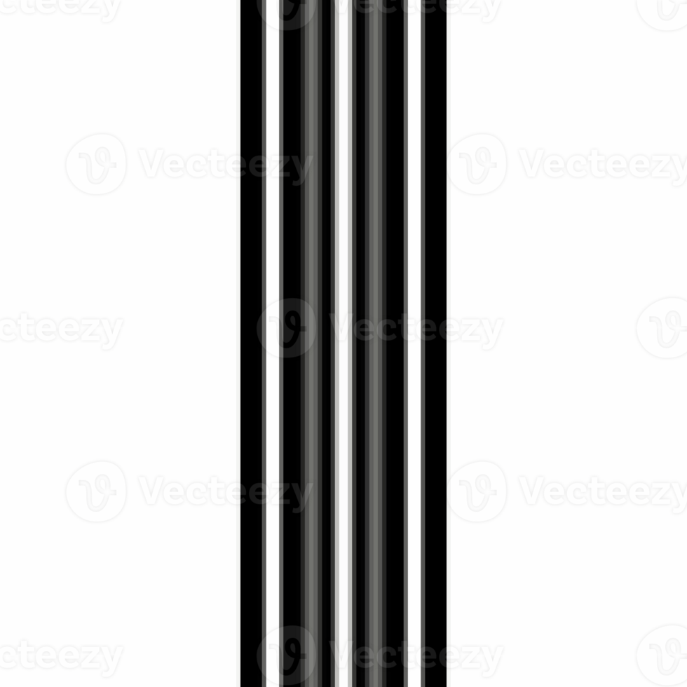 Black striped abstract overlay. Motion effect. PNG graphic illustration with transparent background.