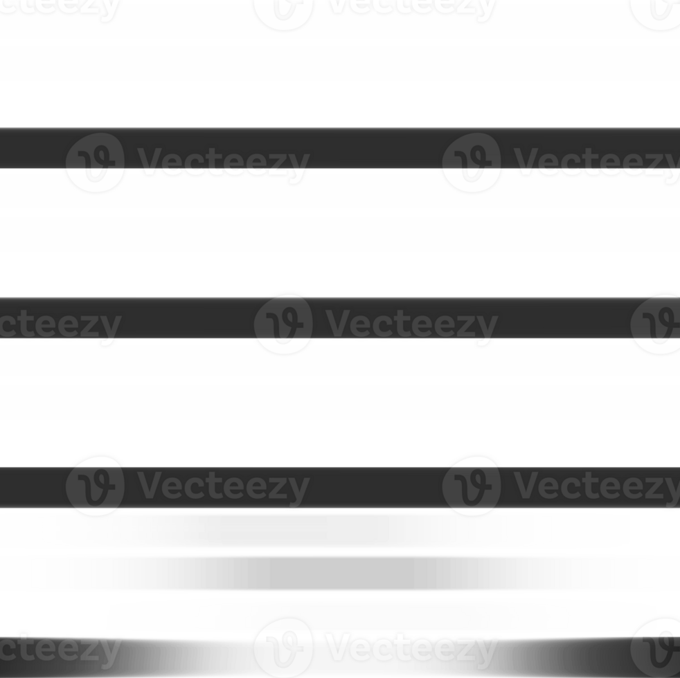 Black striped abstract overlay. Motion effect. PNG graphic illustration with transparent background.