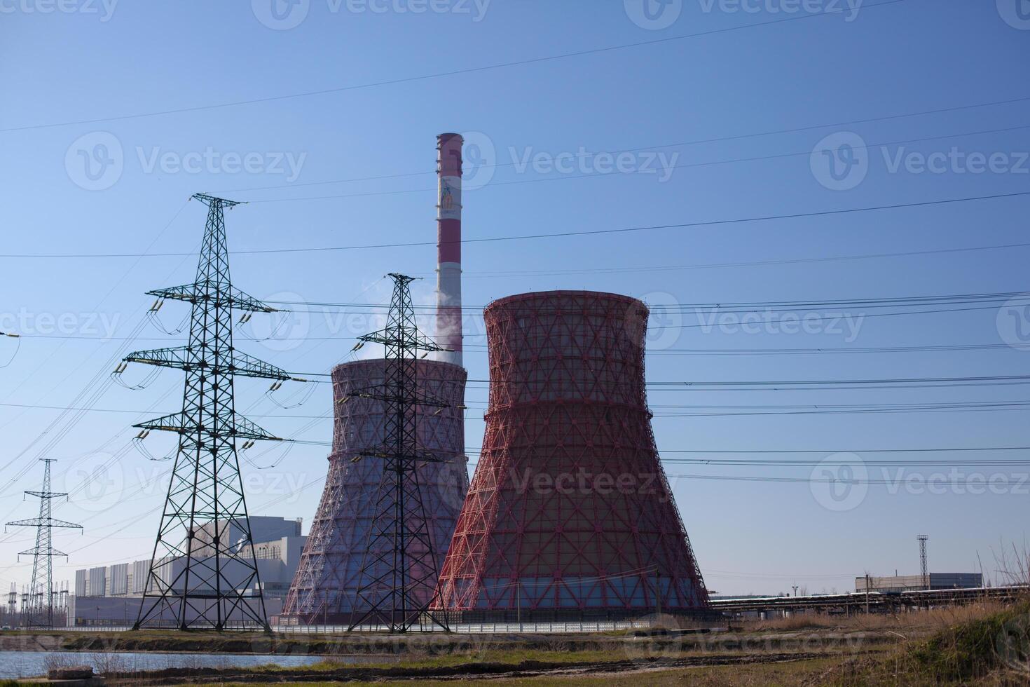 central eléctrico calor chp foto