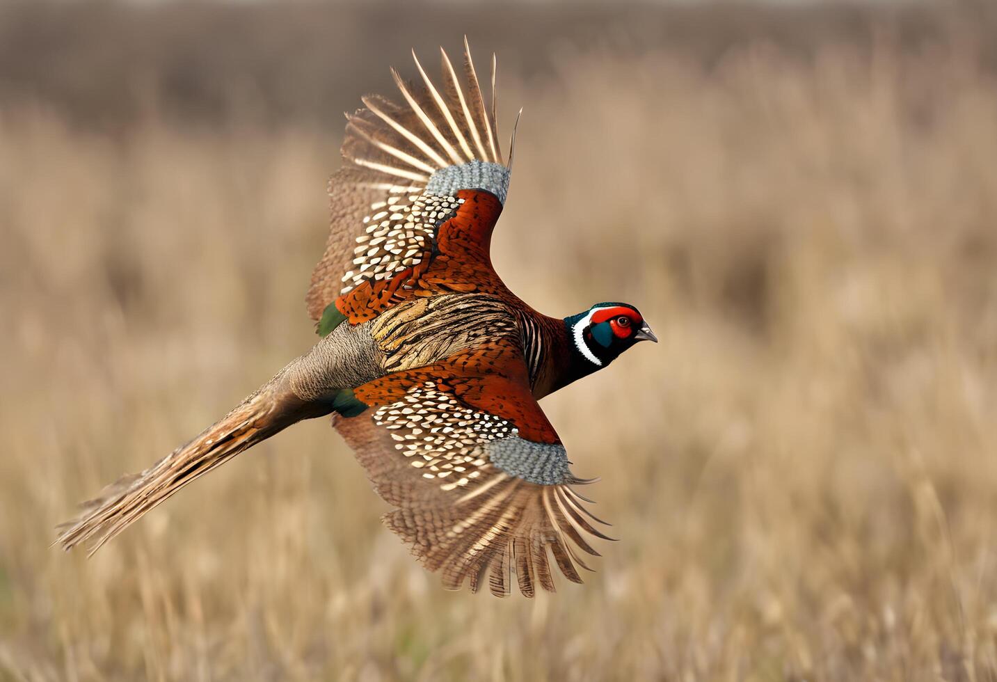 AI generated A close up of  a Pheasant photo