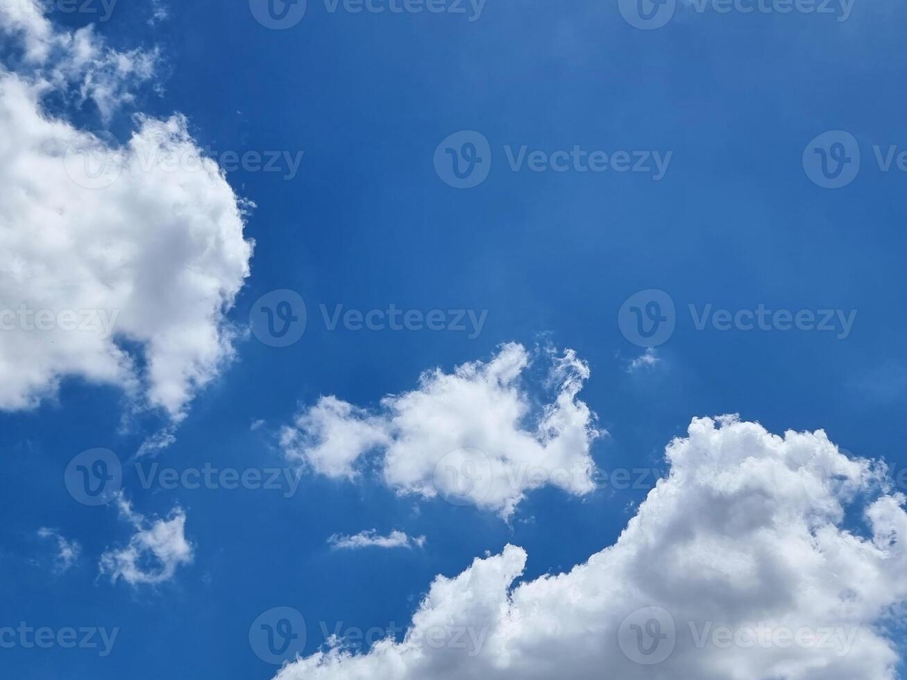 blue sky high abstract shape clouds background in summer gradient light beauty background. beautiful bright cirrostratus cloud and calm fresh wind air photo