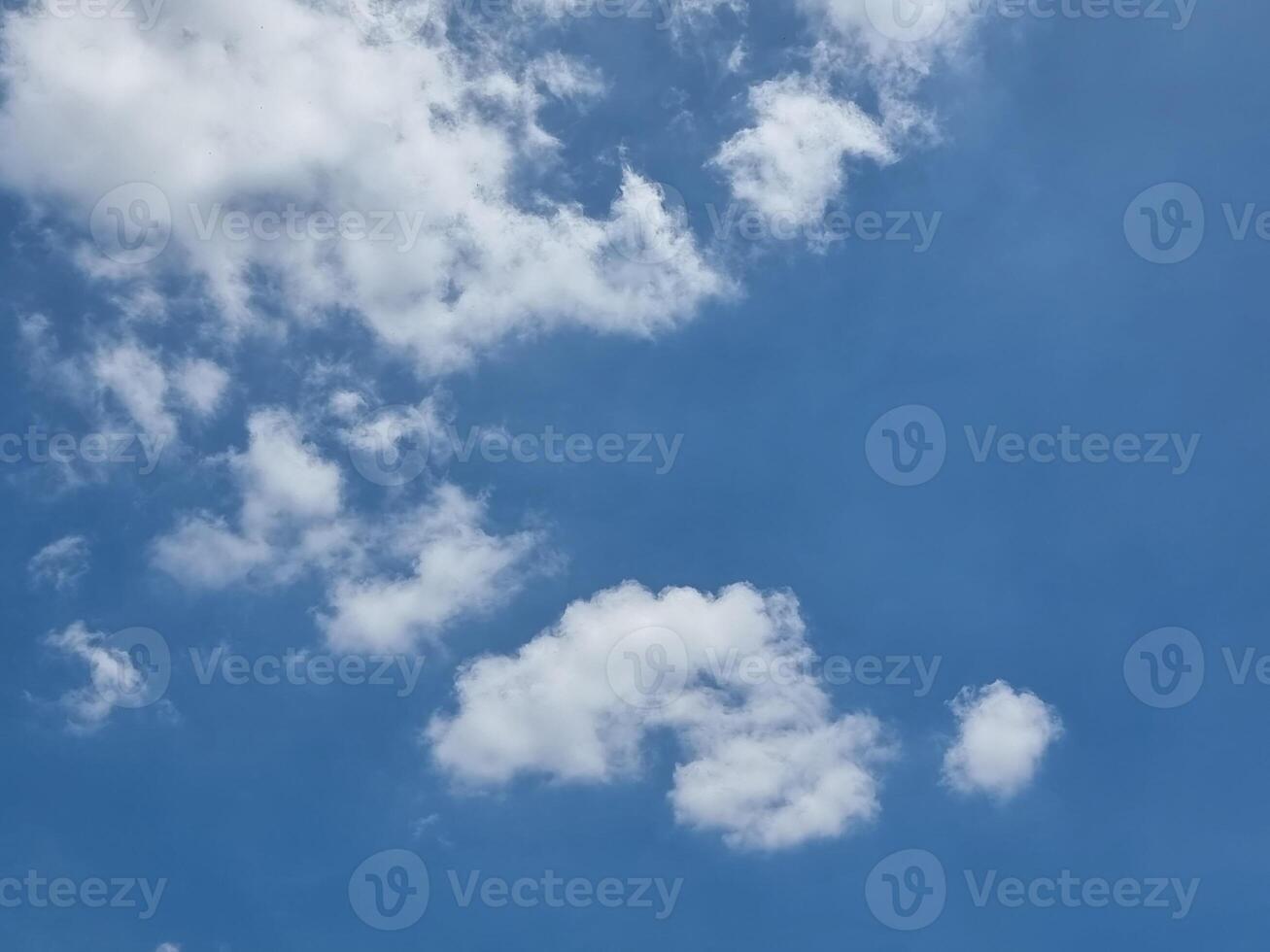 abstract blue sky high white group shape cirrostratus clouds background in summer gradient light beauty background. beautiful bright cirrostratus cloud and calm fresh wind air photo