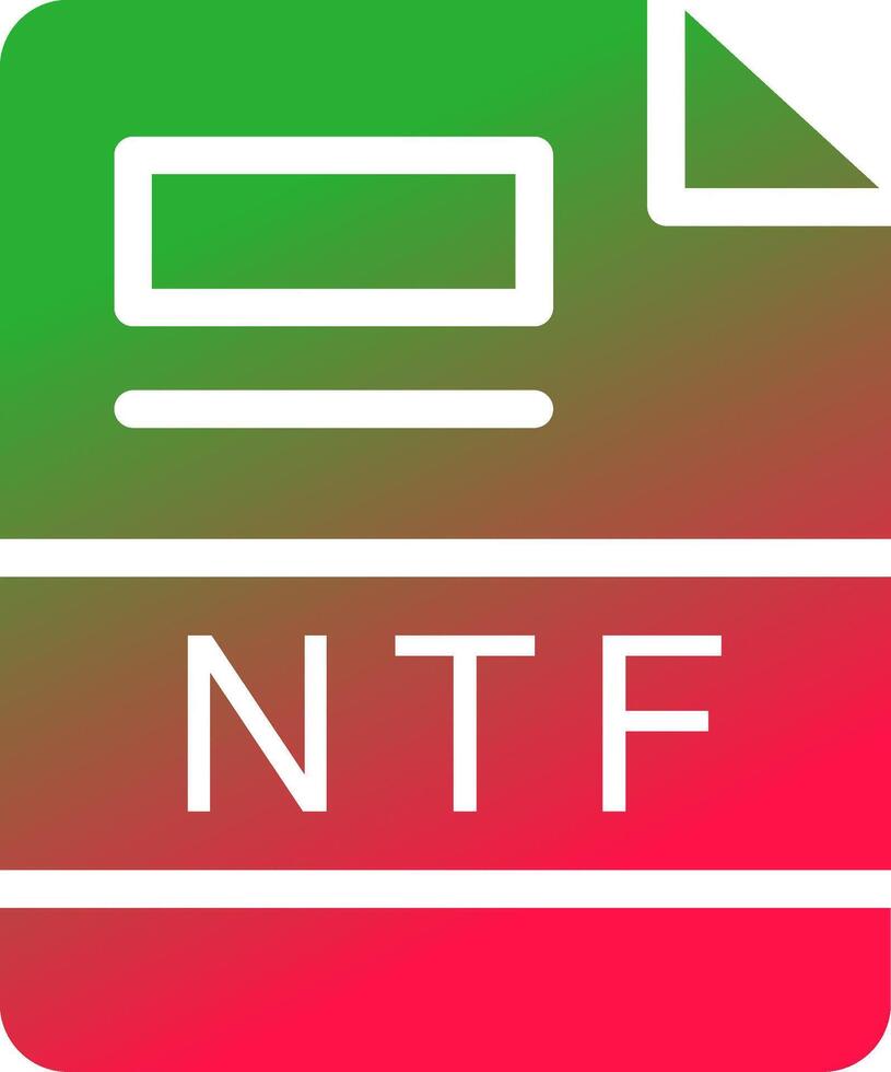 NTF Creative Icon Design vector
