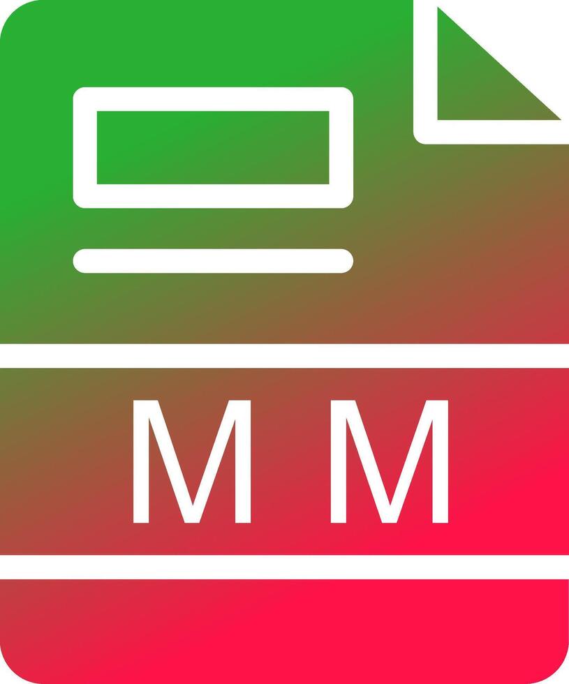 MM Creative Icon Design vector