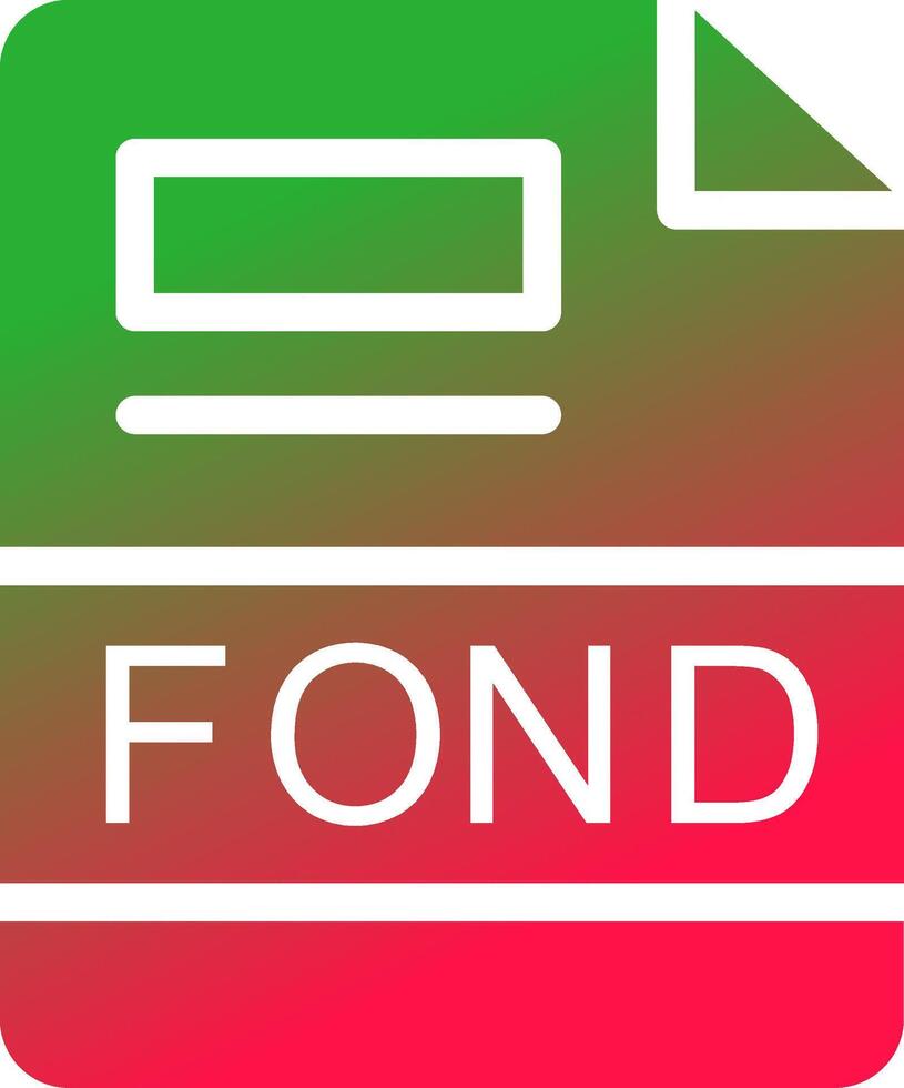 FOND Creative Icon Design vector