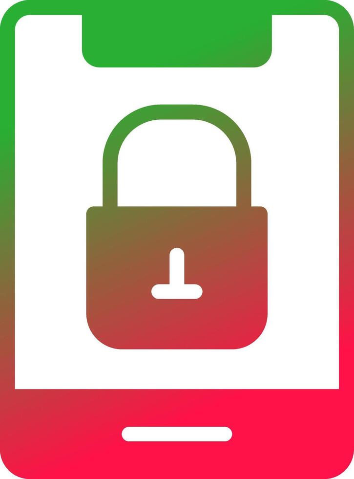 Lock Screen Creative Icon Design vector