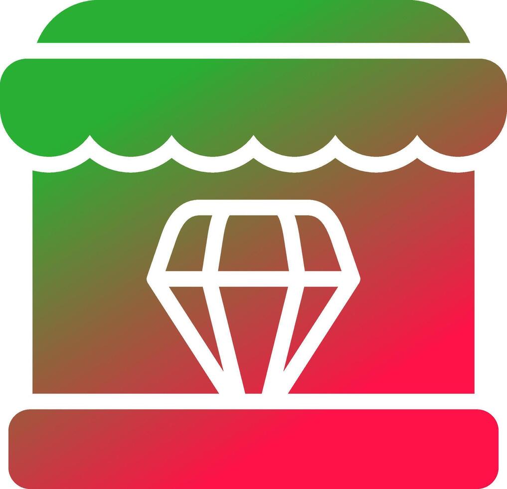 Diamond Shop Creative Icon Design vector