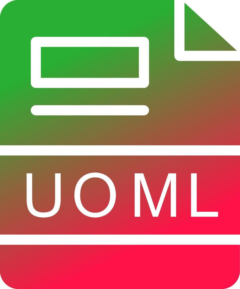 UOML Creative Icon Design vector