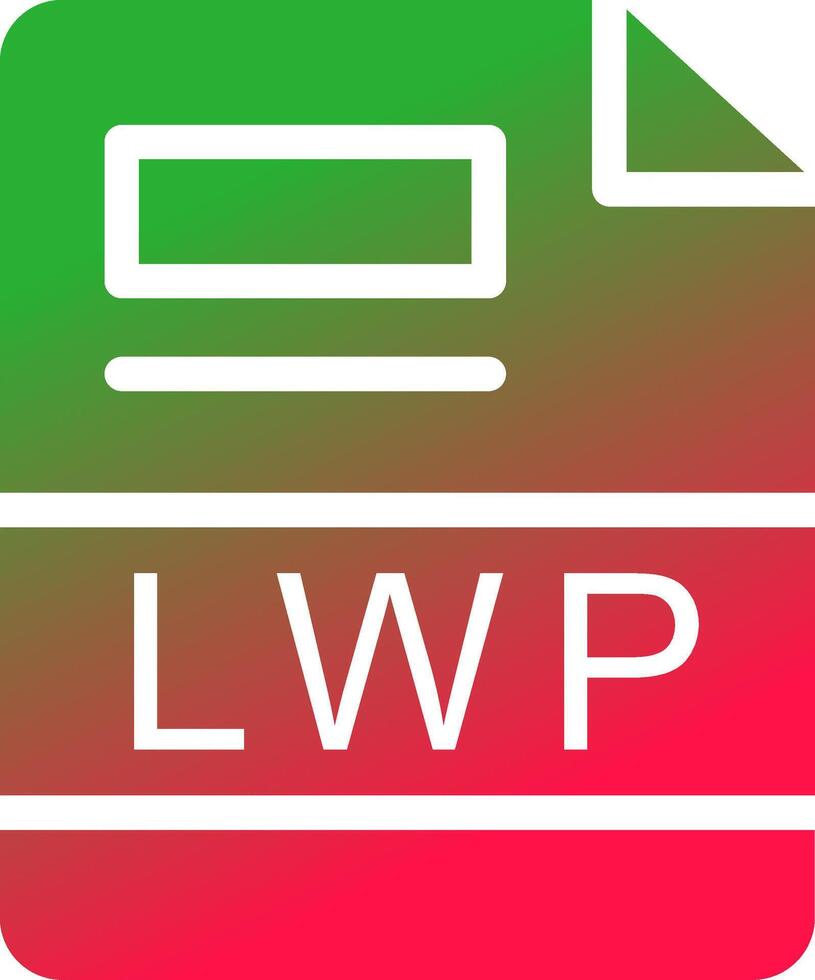 LWP Creative Icon Design vector