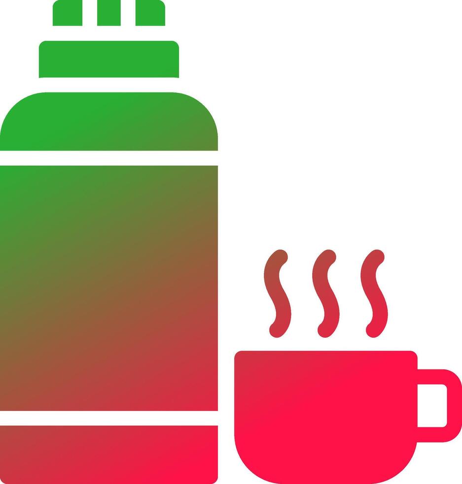 Thermos Creative Icon Design vector