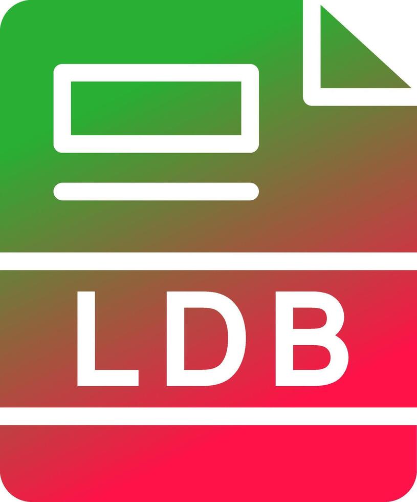 LDB Creative Icon Design vector