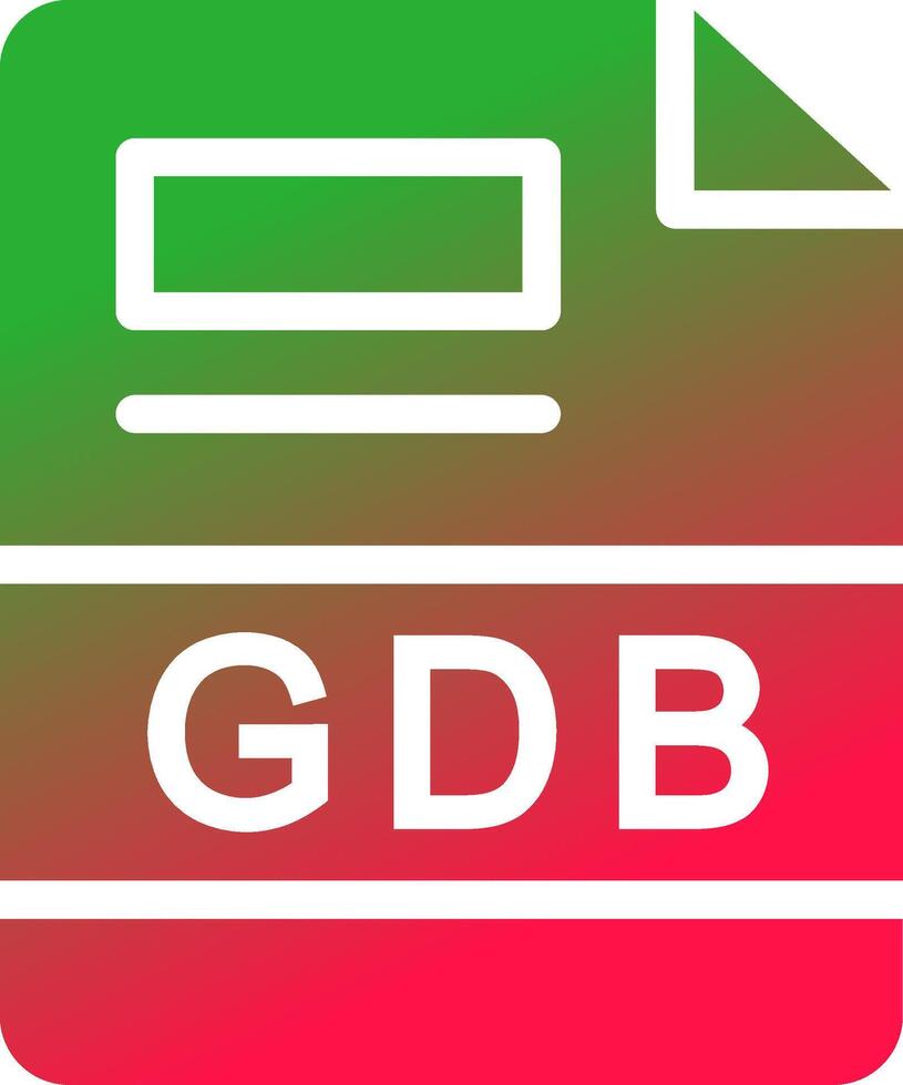 GDB Creative Icon Design vector