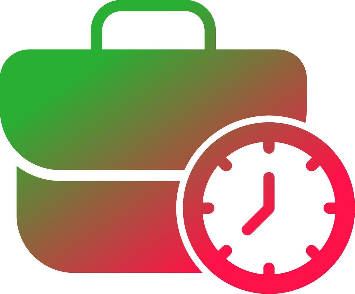 Business Time Creative Icon Design vector