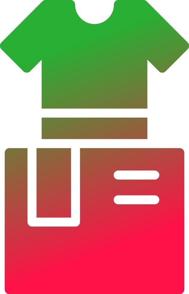 Clothes Box Creative Icon Design vector