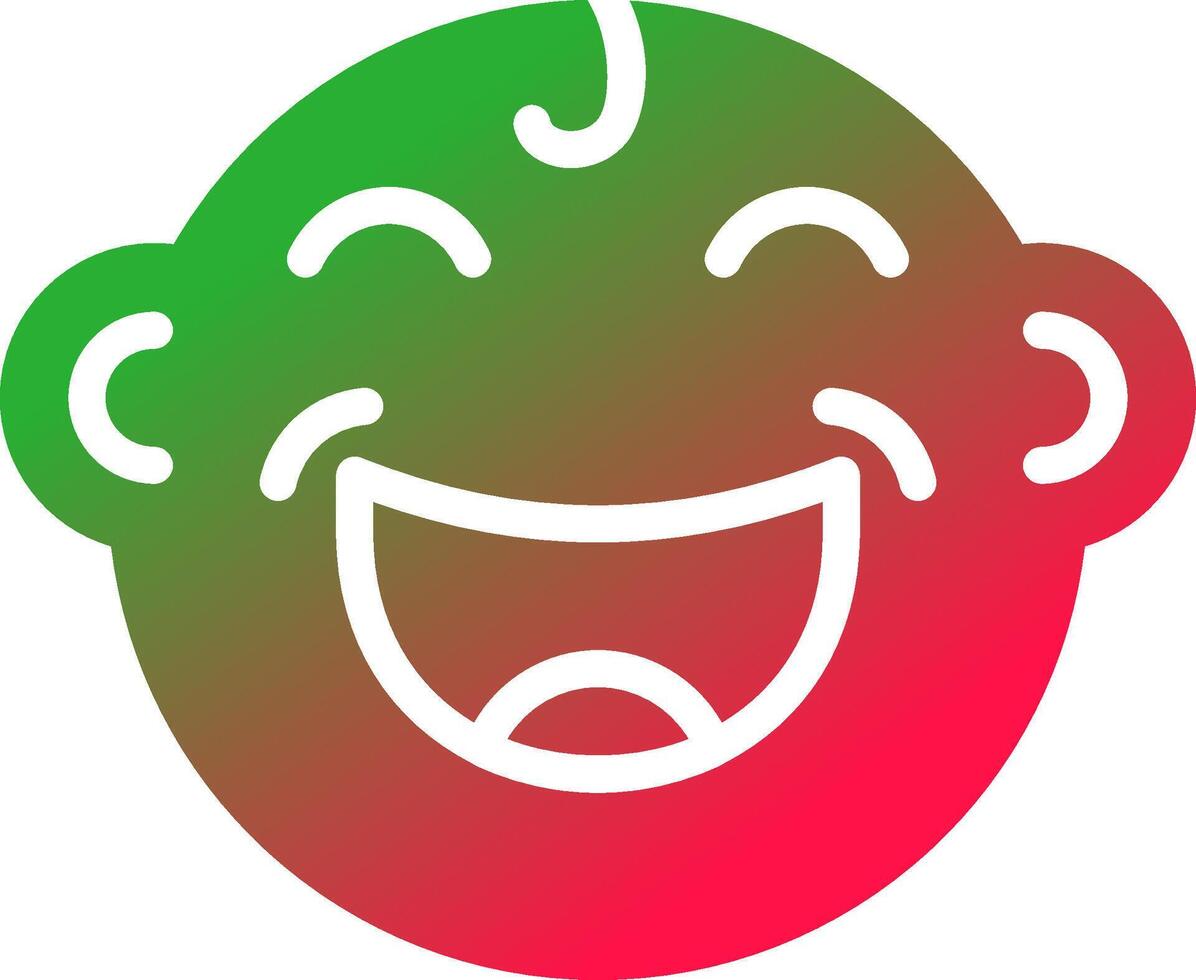 Glyph Gradient Design vector