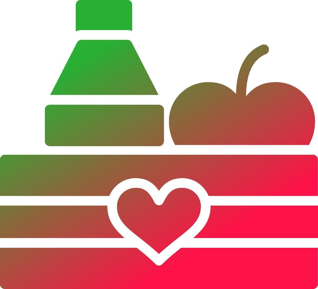Food Box Creative Icon Design vector
