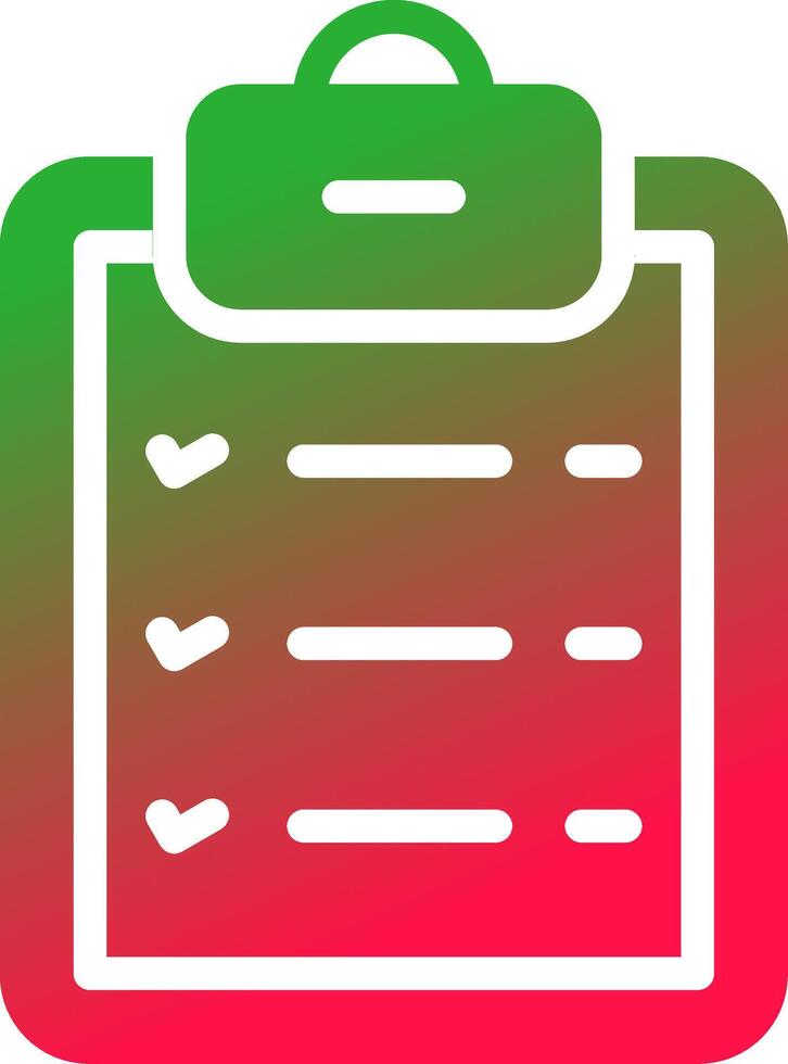 Glyph Gradient Design vector