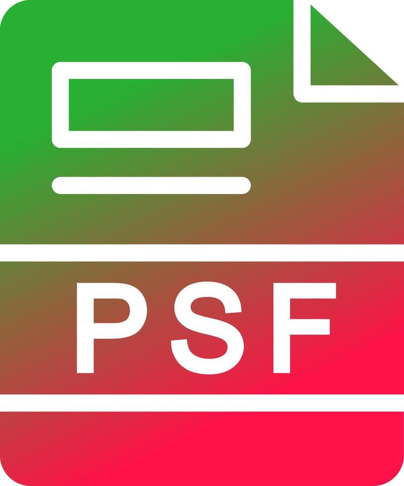 PSF Creative Icon Design vector