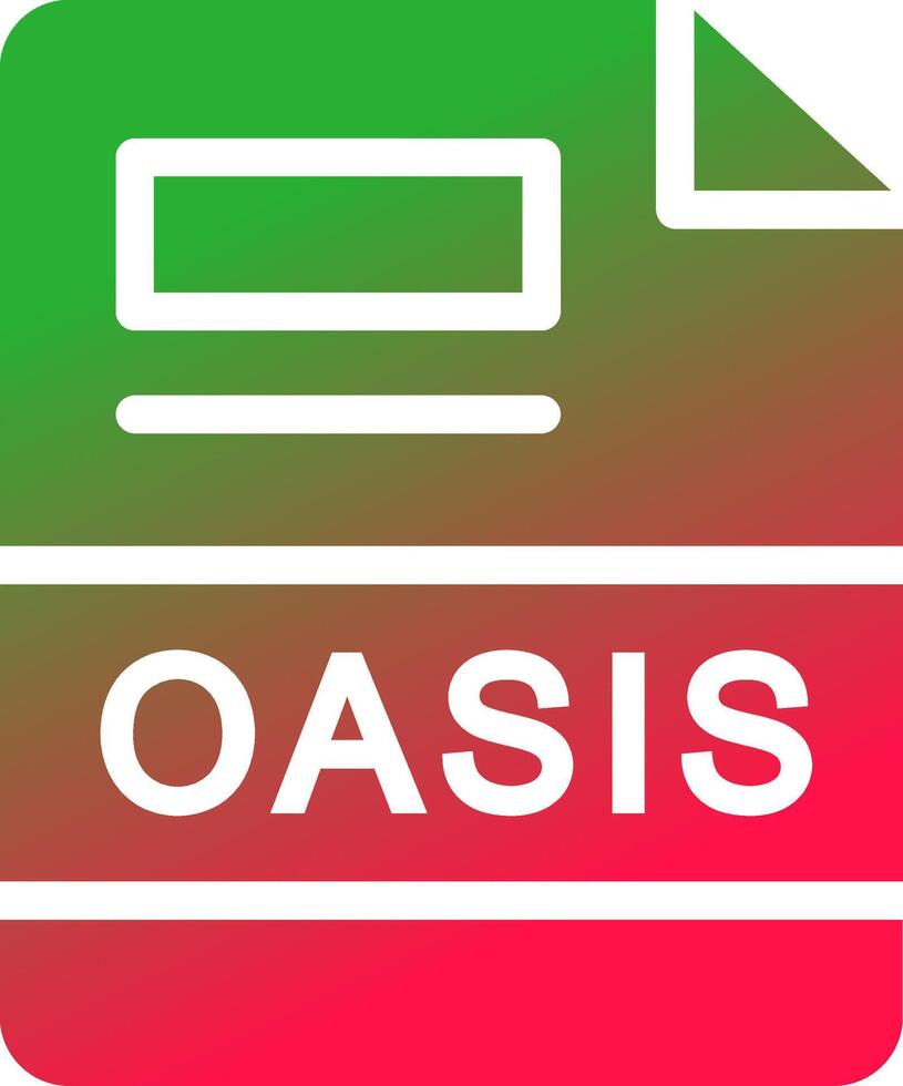 OASIS Creative Icon Design vector