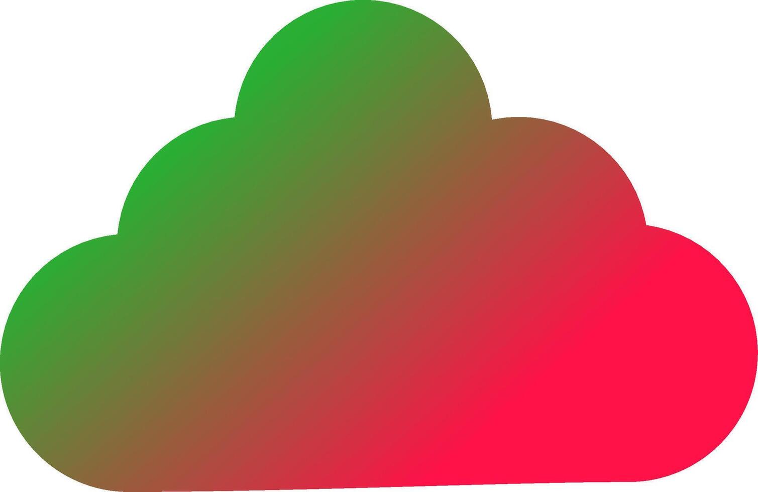 diseño de icono creativo de nube vector