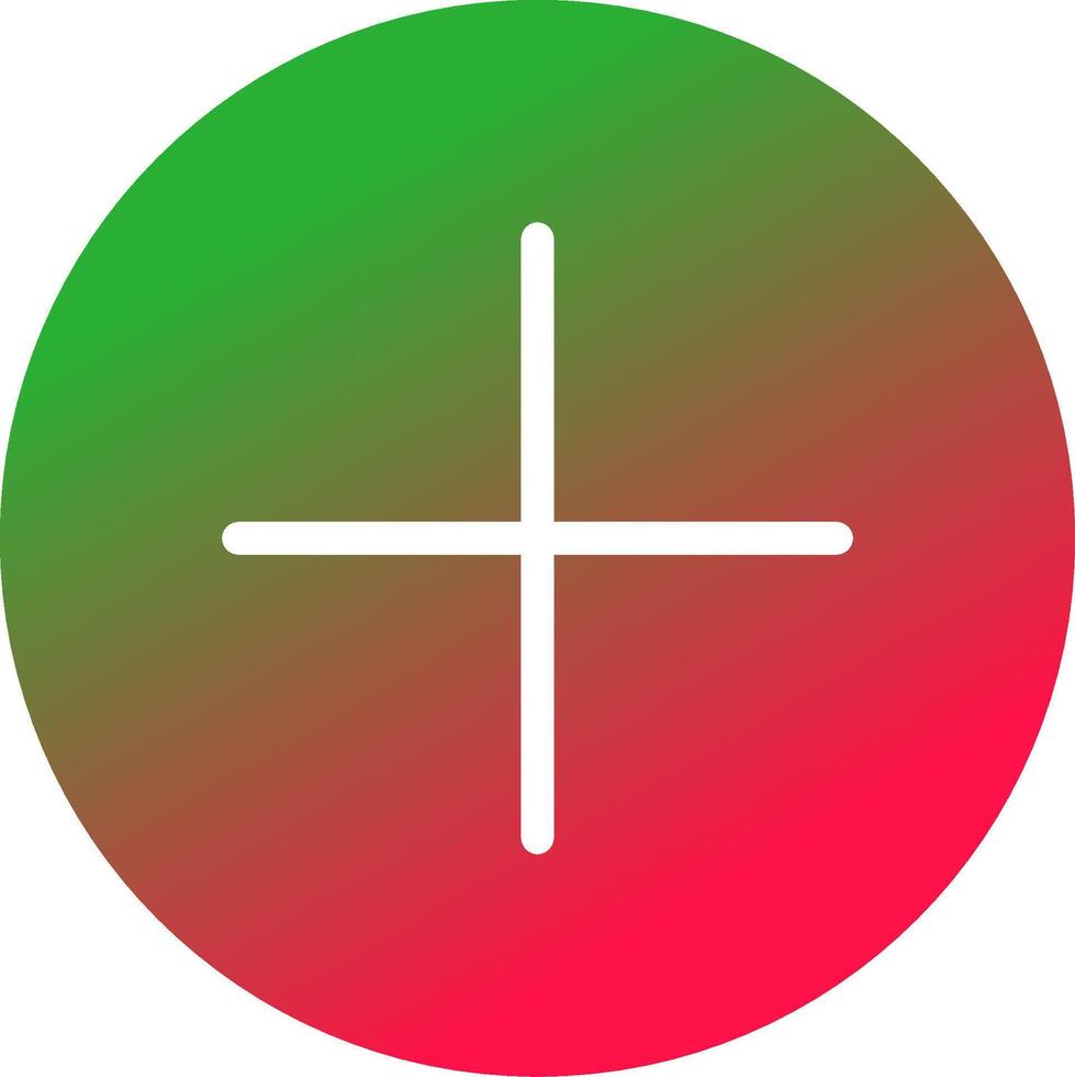 Glyph Gradient Design vector