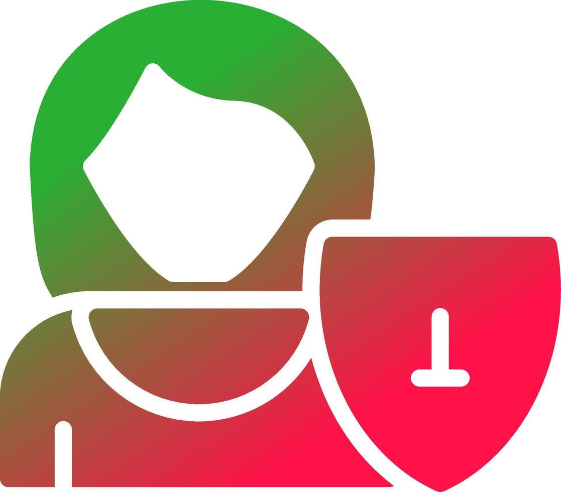 User Security Creative Icon Design vector