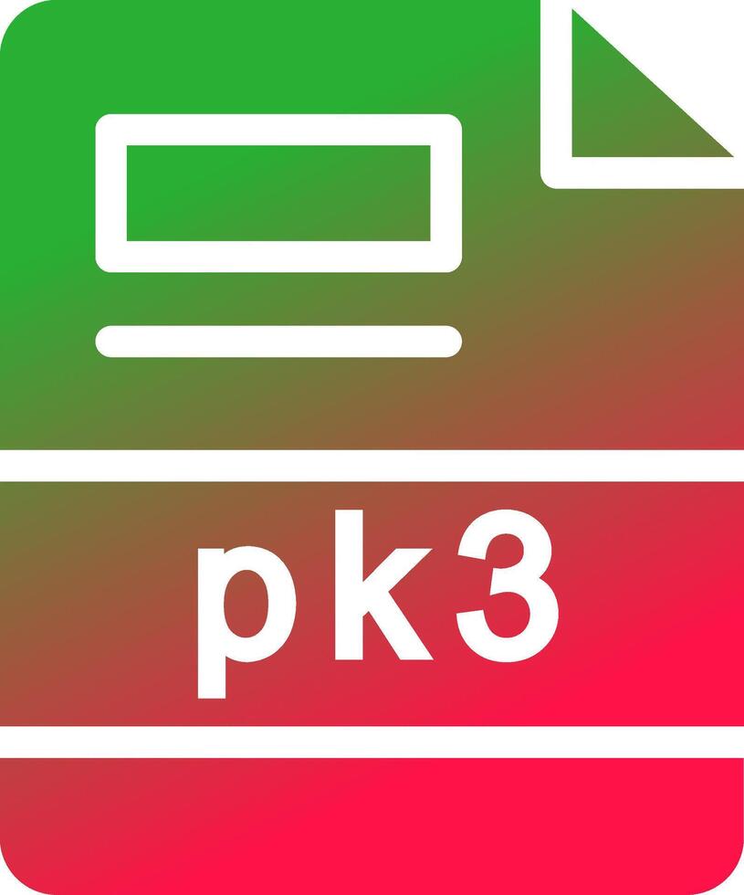 pk3 Creative Icon Design vector