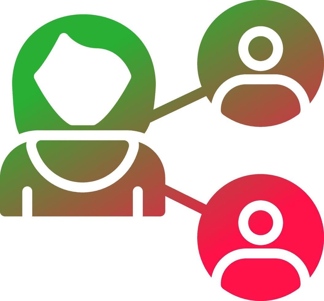 Team Network Creative Icon Design vector