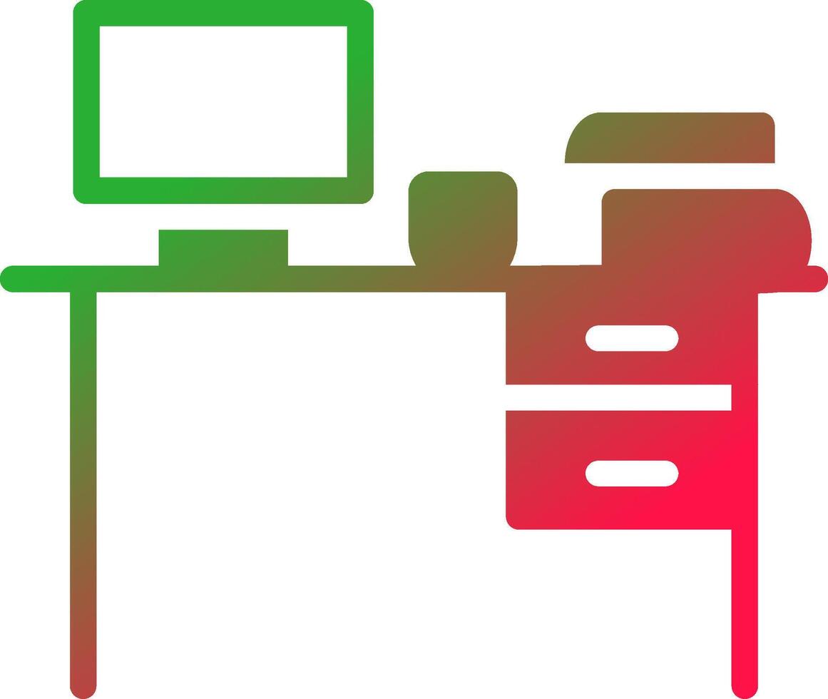 Glyph Gradient Design vector