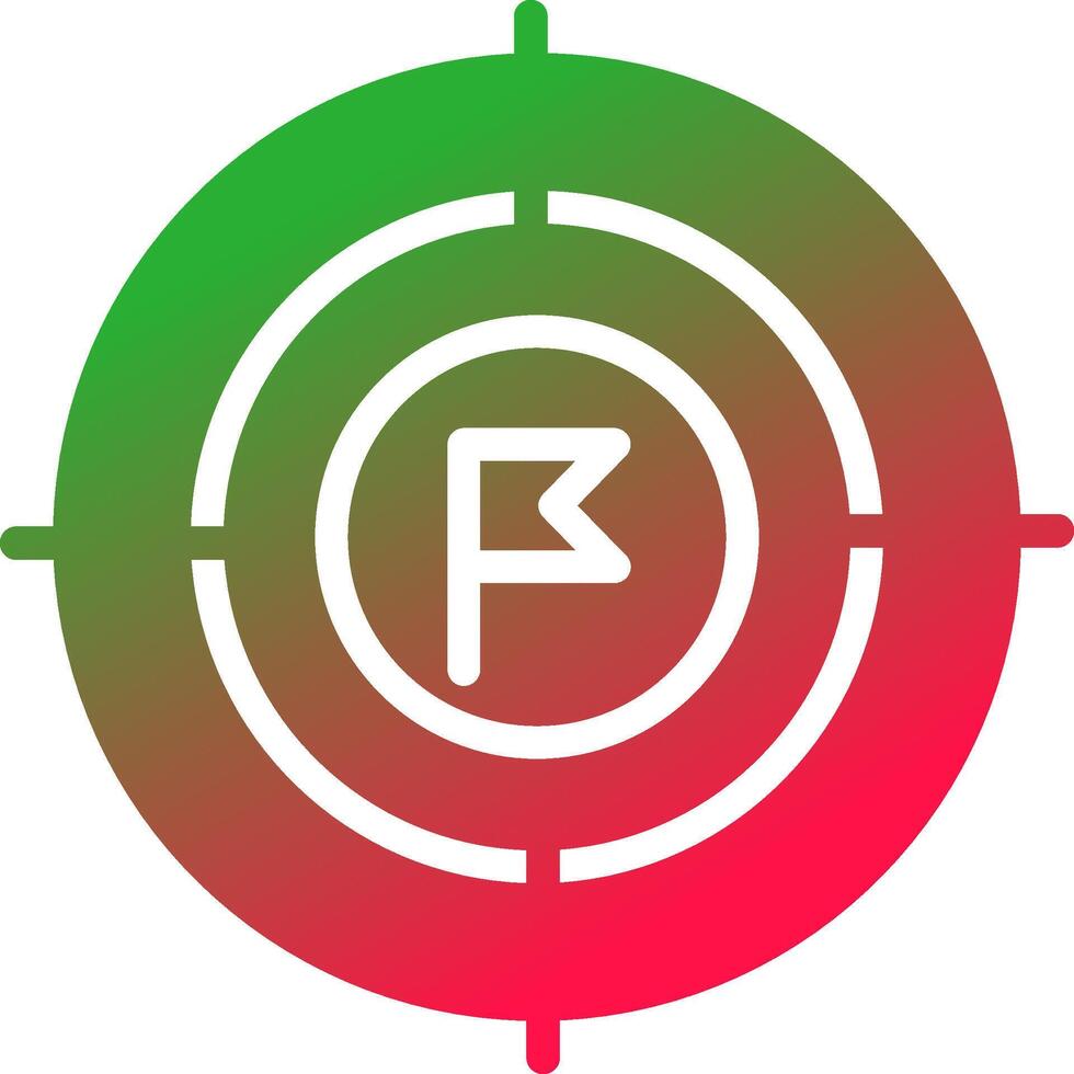 Glyph Gradient Design vector