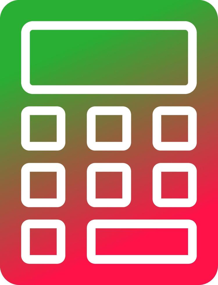 Calculator Creative Icon Design vector