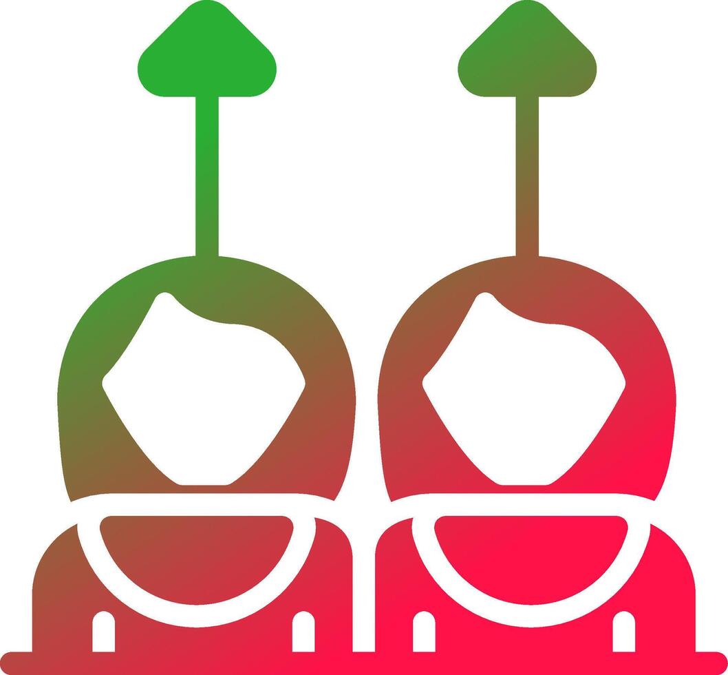 Same Approach Creative Icon Design vector