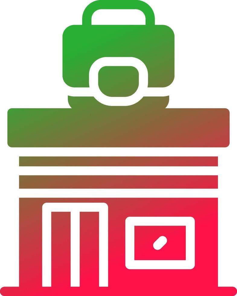 Glyph Gradient Design vector