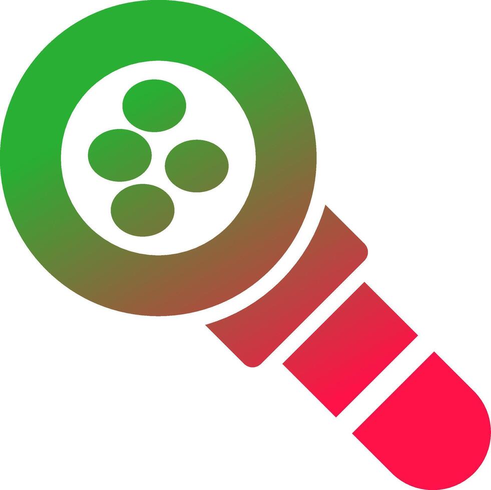 Magnifying Glass Creative Icon Design vector